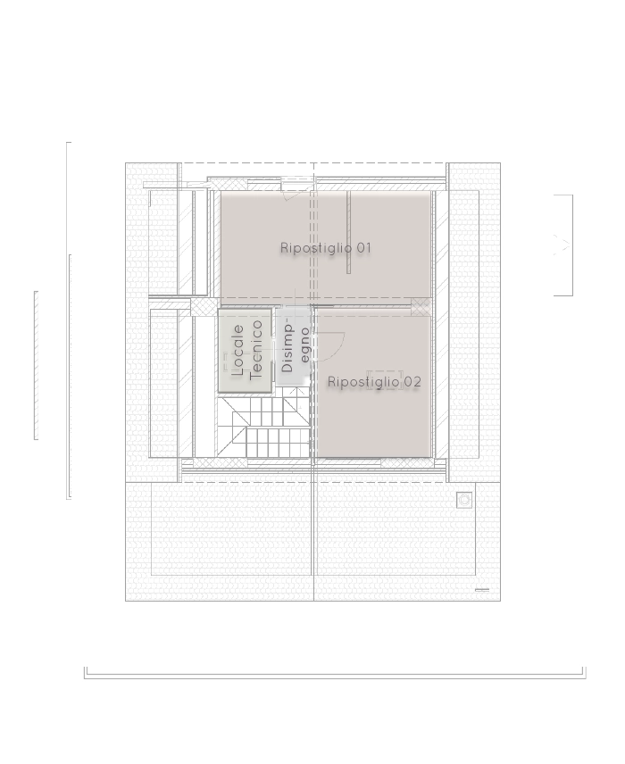 Tipologia B1 piano sottotetto
